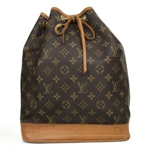 Louis Vuitton Monogram Noe Shoulder Bag Drawstring Style